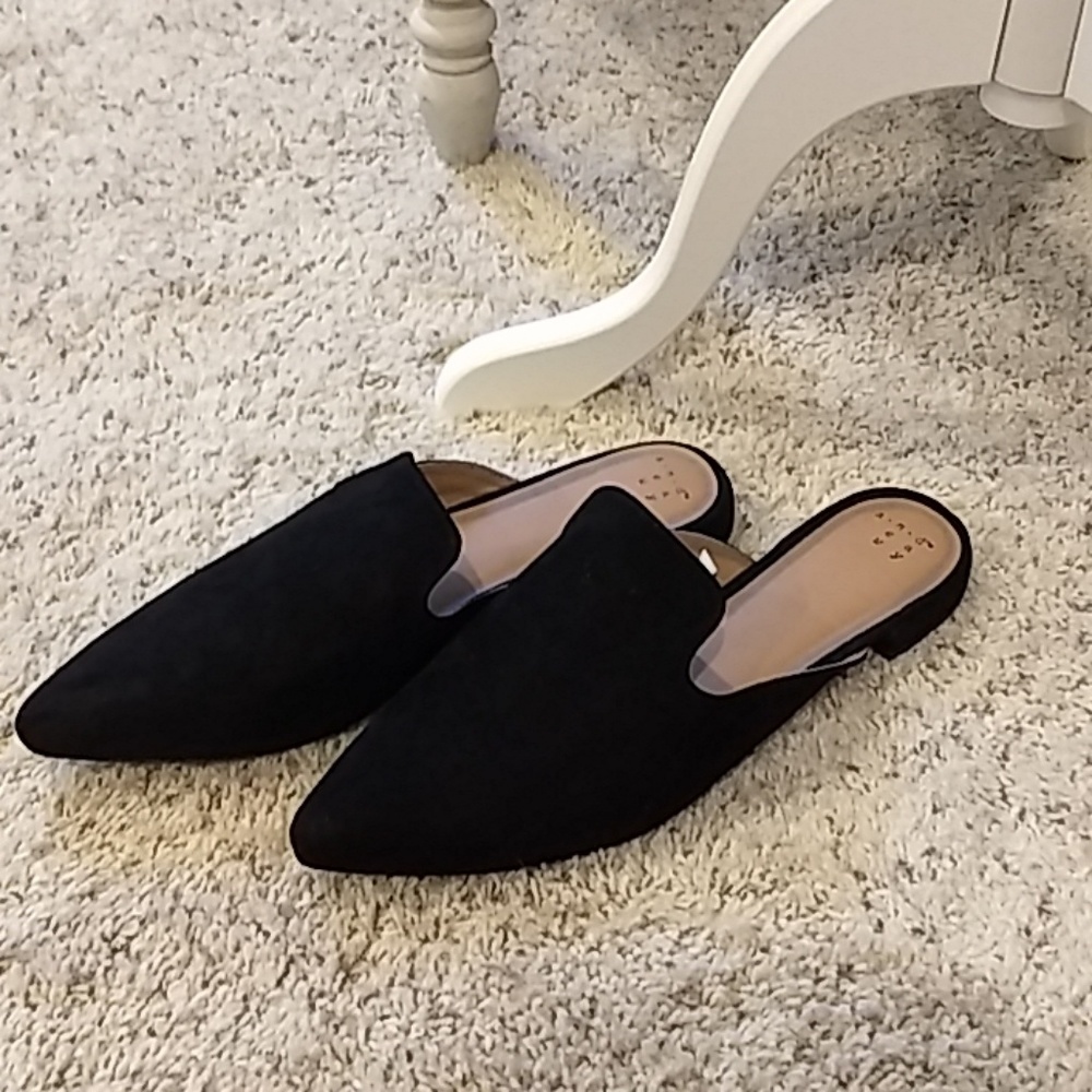 Brand New w/out Tags A New Day Black Mules Size 11